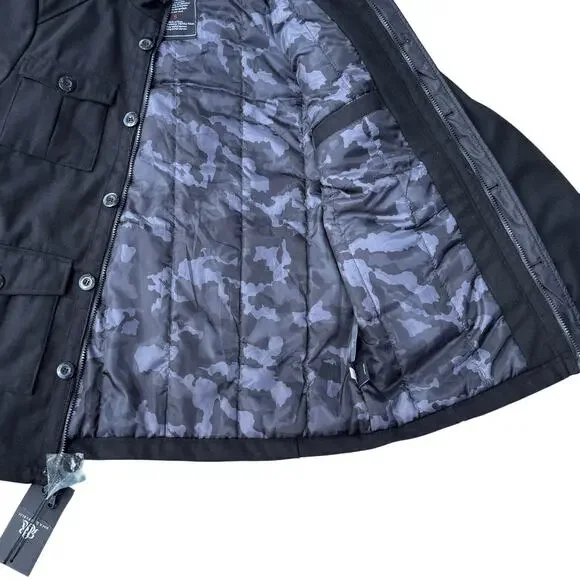 NWT Rock & Republic men’s S wool blend bomber military field jacket Six pockets! - Picture 3 of 7